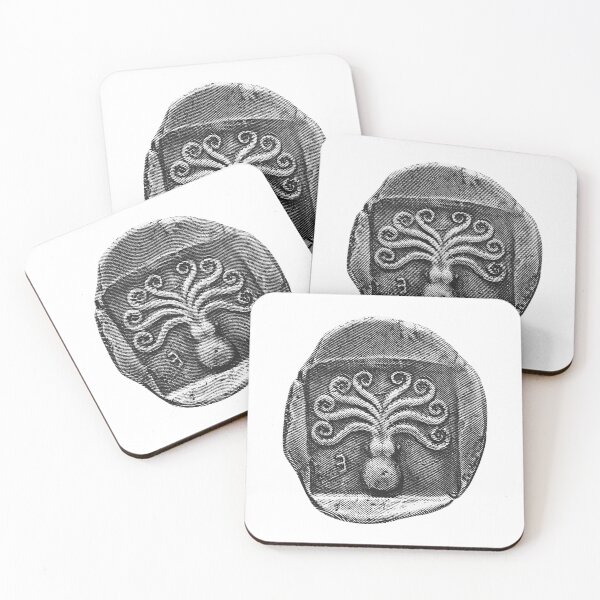 Item preview, Didrachm with an Octopus | Eretria, 500 B.C. designed and sold by Coinvera | Timeless Gifts Inspired by Ancient Coins.