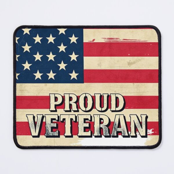 Item preview, Proud Veteran American Flag Distressed T-Shirt designed and sold by Iuqiune.