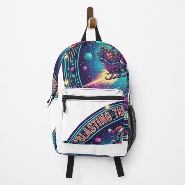 Item preview, "Blasting Through The Snow!" Interstellar Santa Sci-Fi Christmas Design designed and sold by Sushikidsntoddlers.