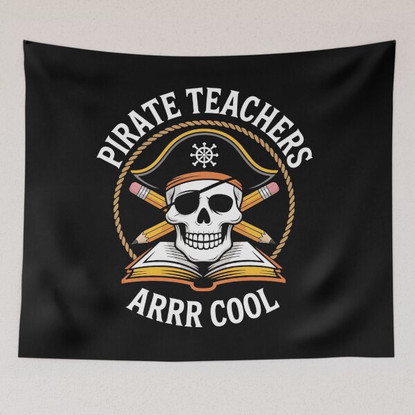Item preview, Pirate Teacher Educational designed and sold by Veroniadic.