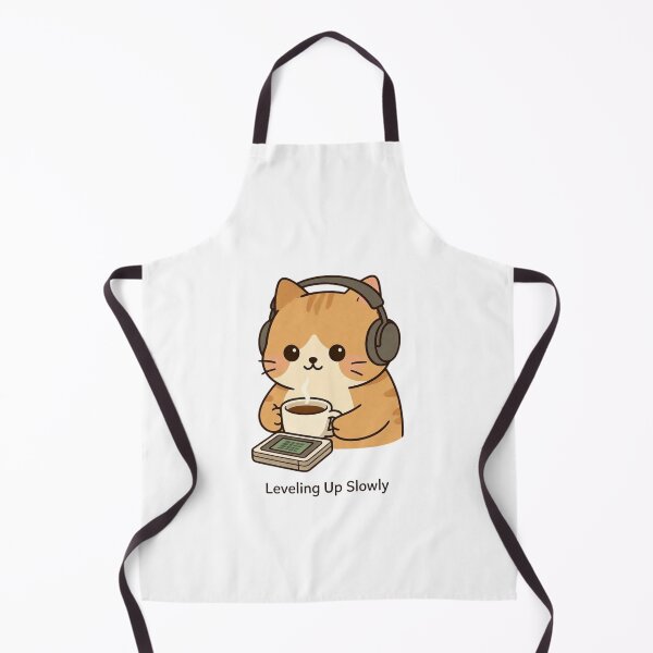 Item preview, Leveling Up Slowly Cat Gamer Shirt designed and sold by EcoArtTees.