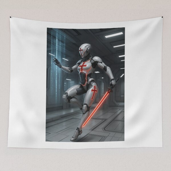 Item preview, Android woman sci-fi Templar   designed and sold by CathryneDelamort.