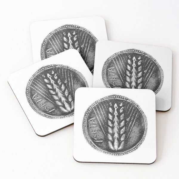 Item preview, Didrachm with a Wheat | Metaponto, 515 B.C. designed and sold by Coinvera | Timeless Gifts Inspired by Ancient Coins.