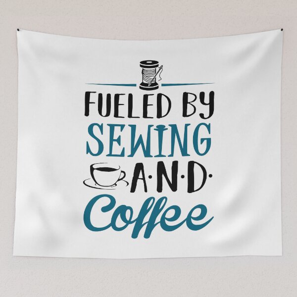 Item preview, Fueled by Sewing and Coffee designed and sold by KsuAnn.