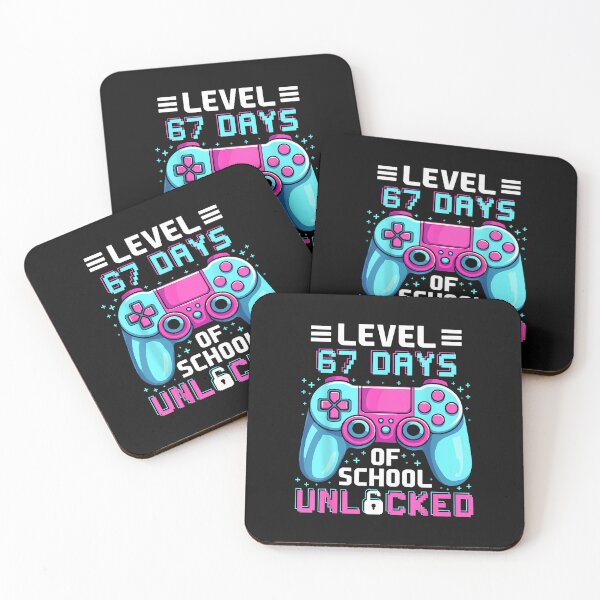 Item preview, Level 67 Days Of School Unlocked Girls 67Th Day Of School designed and sold by MOHITSALVI.