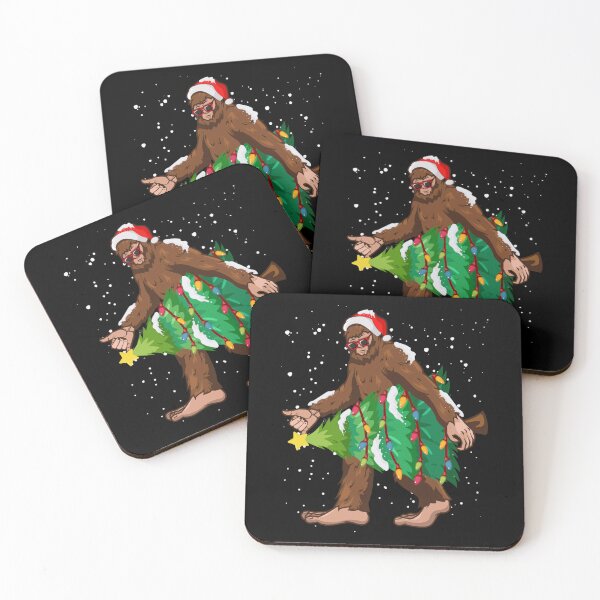 Item preview, Classic Christmas Tree Holiday Lights Vintage Retro Bigfoot Christmas Festive designed and sold by FrankyTepper.