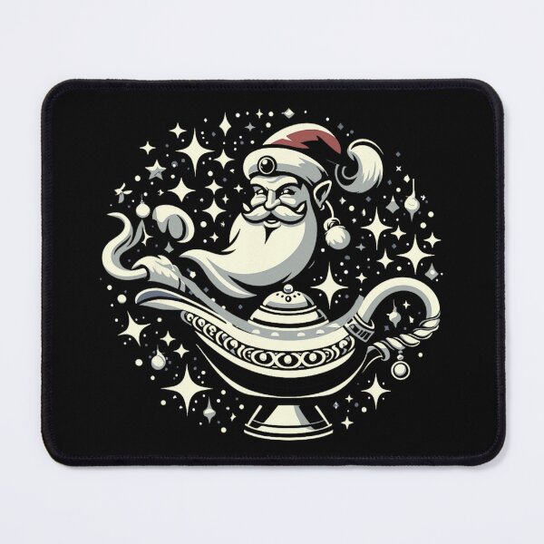 Item preview, Genie Santa Christmas – Magical Holiday Lamp Design designed and sold by Talia Isaac.