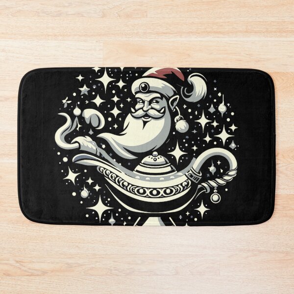 Item preview, Genie Santa Christmas – Magical Holiday Lamp Design designed and sold by Talia Isaac.