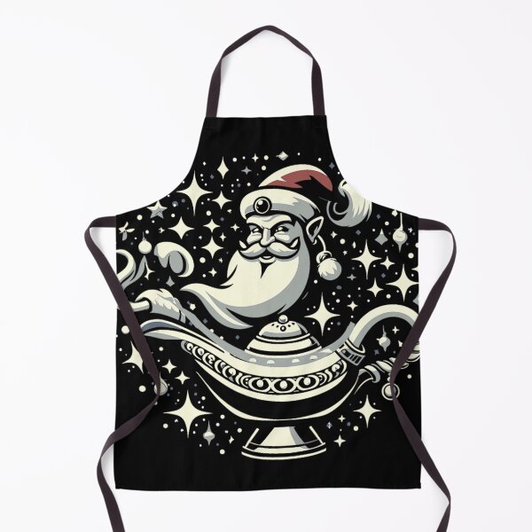 Item preview, Genie Santa Christmas – Magical Holiday Lamp Design designed and sold by Talia Isaac.