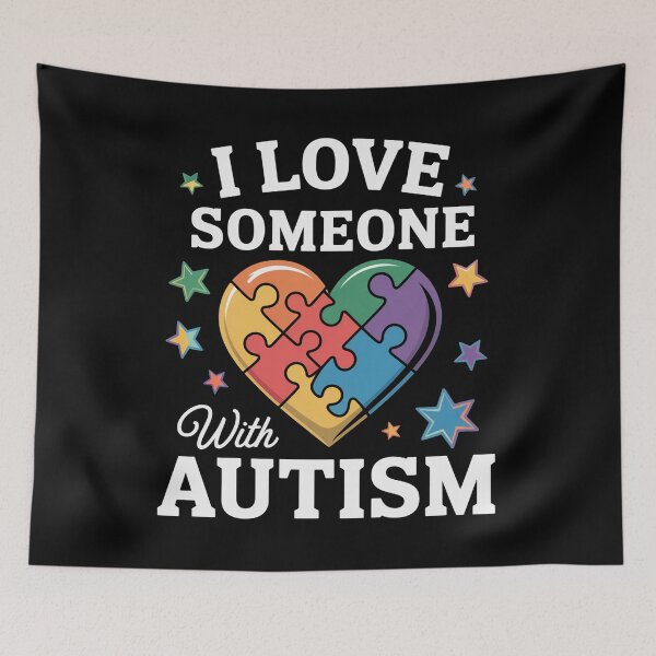Item preview, I Love Someone With Autism designed and sold by JonGogue.
