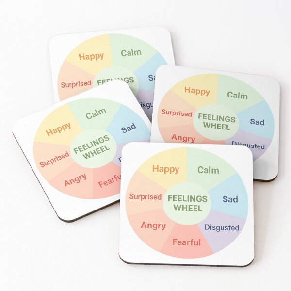 Item preview, Feeling Wheel Sticker designed and sold by Art for Every Person.