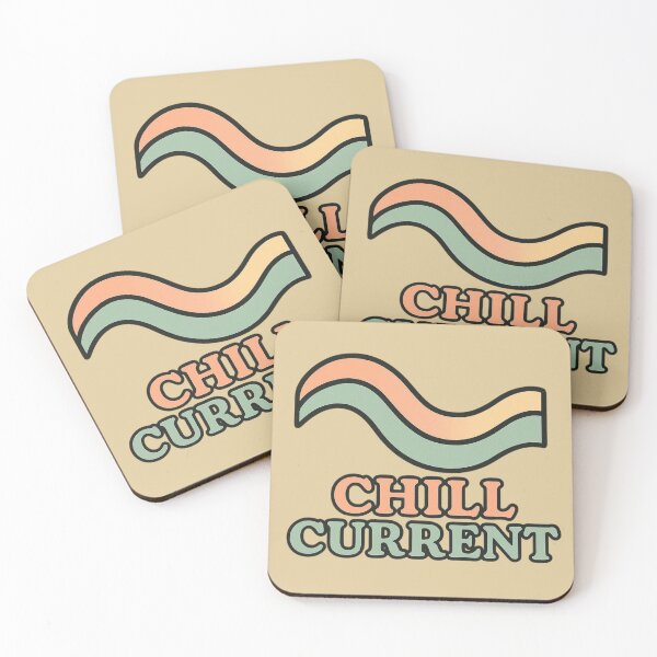 Item preview, Chill Current – Smooth Flow Retro Design designed and sold by |TRSSHOP|.