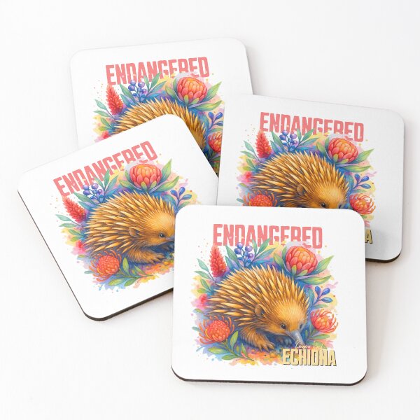 Item preview, Endangered Kangaroo Island Echidna Art designed and sold by Waratah and Wood.