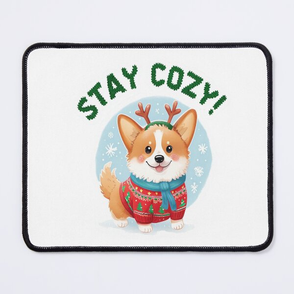 Item preview, Stay Cozy with Corgi – Cute Winter Dog Design designed and sold by GoxyVision.