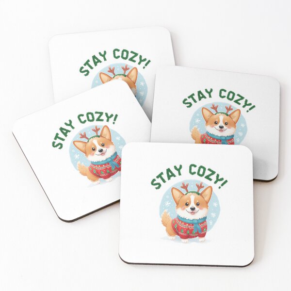 Item preview, Stay Cozy with Corgi – Cute Winter Dog Design designed and sold by GoxyVision.
