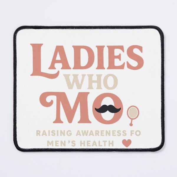 Artikelvorschau, Ladies Who ‘Mo’ – Stylish Movember Awareness Design entworfen und verkauft von HelpHaha.