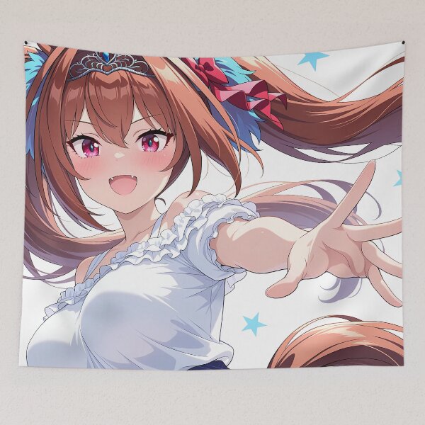 Item preview, Charming Daiwa Scarlet Uma Musume Pretty Derby Anime Girl Waifu designed and sold by HumbertoValveno.