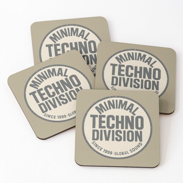 Item preview, Minimal Techno Division – Classic Underground Techno Design designed and sold by |TRSSHOP|.