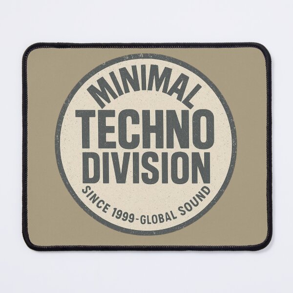 Item preview, Minimal Techno Division – Classic Underground Techno Design designed and sold by |TRSSHOP|.