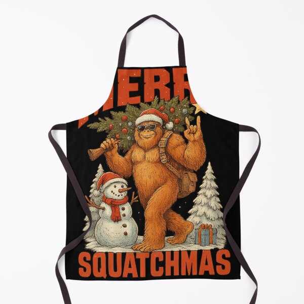 Item preview, Merry Squatchmas Funny Bigfoot Christmas Santa Hat Sasquatch designed and sold by haitrieuic96.