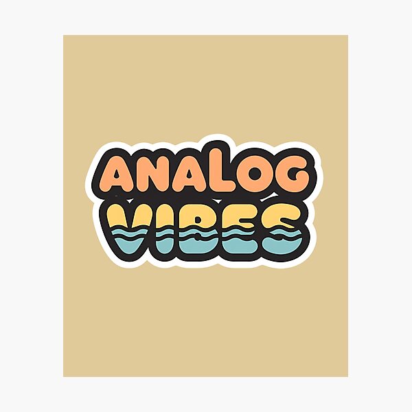 Item preview, Analog Vibes – Retro Soundwave Design designed and sold by |TRSSHOP|.