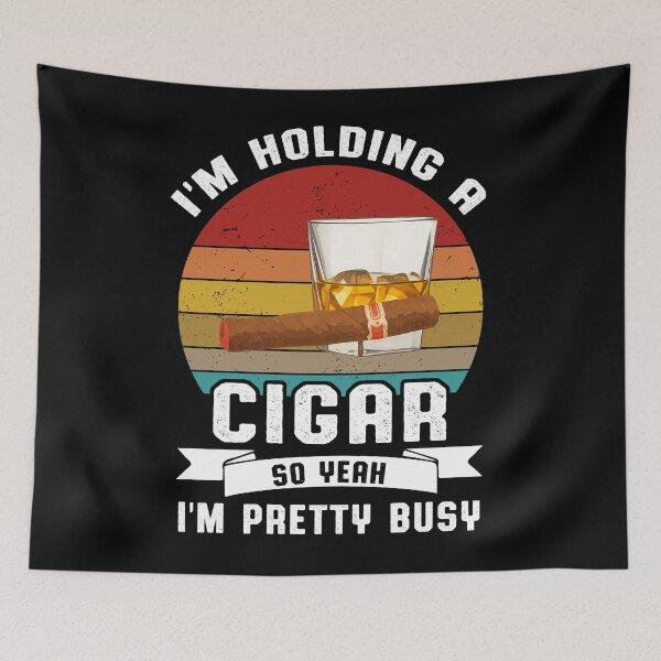 Item preview, Funny Whiskey and Cigar Retro T-Shirt designed and sold by LarryMBrown.