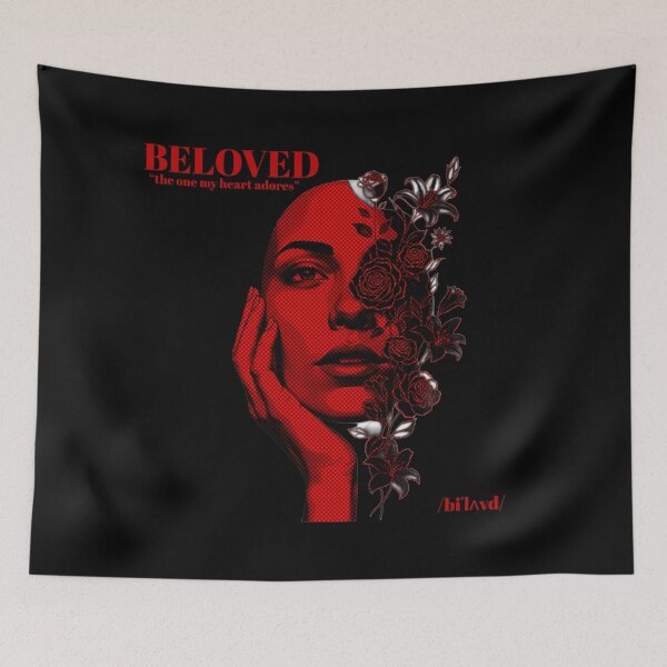 Item preview, BELOVED - ROMANTIC FLORAL PORTRAIT designed and sold by nerrowlia.