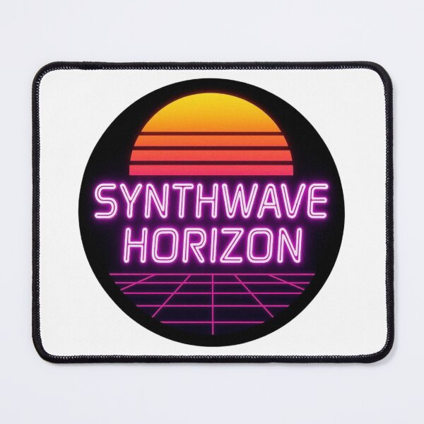 Item preview, Synthwave Horizon – Retro Sunset Neon Design designed and sold by |TRSSHOP|.