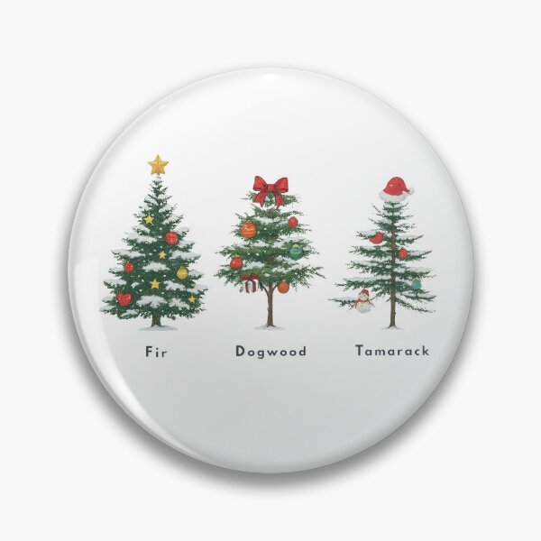 Item preview, Fir Dogwood Tamarack Christmas Trees designed and sold by colornatics.