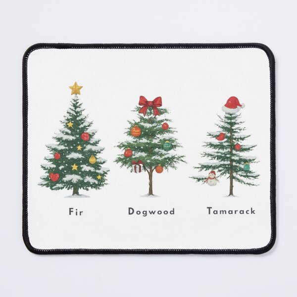 Item preview, Fir Dogwood Tamarack Christmas Trees designed and sold by colornatics.