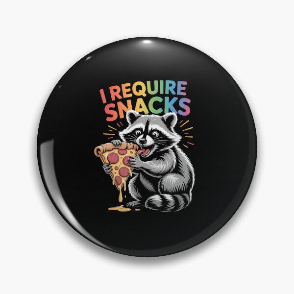 Item preview, I Require Snacks Raccoon  designed and sold by JonGogue.