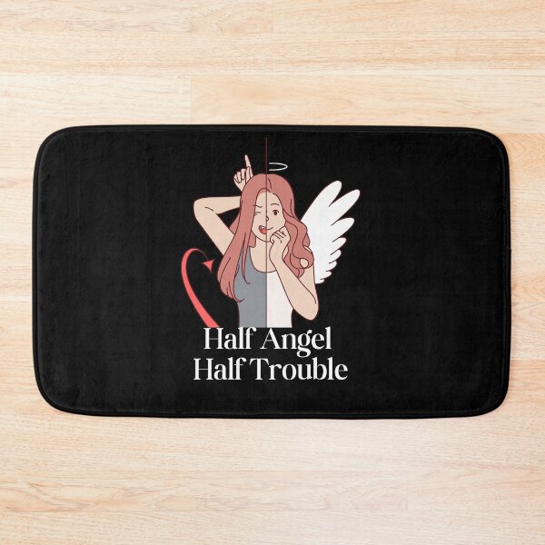 Item preview, Half Angel Half Trouble designed and sold by Aminesnip.