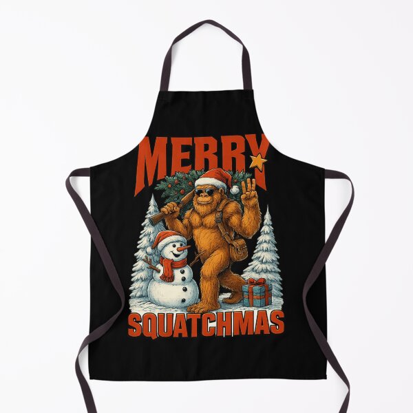 Item preview, Merry Squatchmas Funny Bigfoot Christmas Santa Hat Peace Sign designed and sold by haitrieuic96.