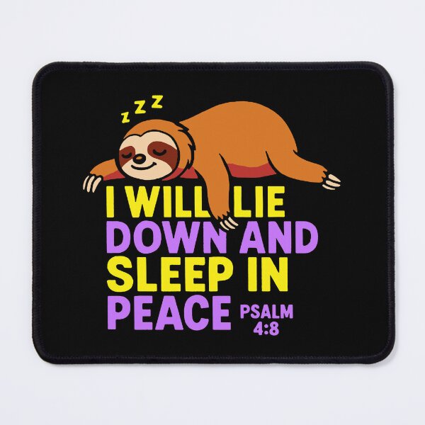 Item preview, Psalm 4:8 I Will Lie Down And Sleep In Peace designed and sold by plushism.