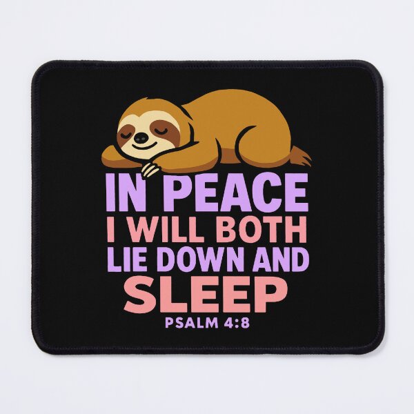 Item preview, Psalm 4:8 In Peace I Will Both Lie Down And Sleep designed and sold by plushism.