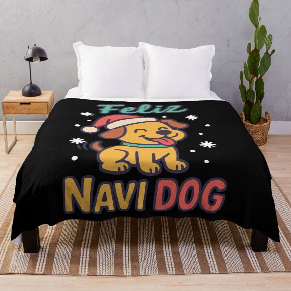 Item preview, Feliz Navidad, perro divertido, Navidad, Santa Claus designed and sold by LuminOrb.