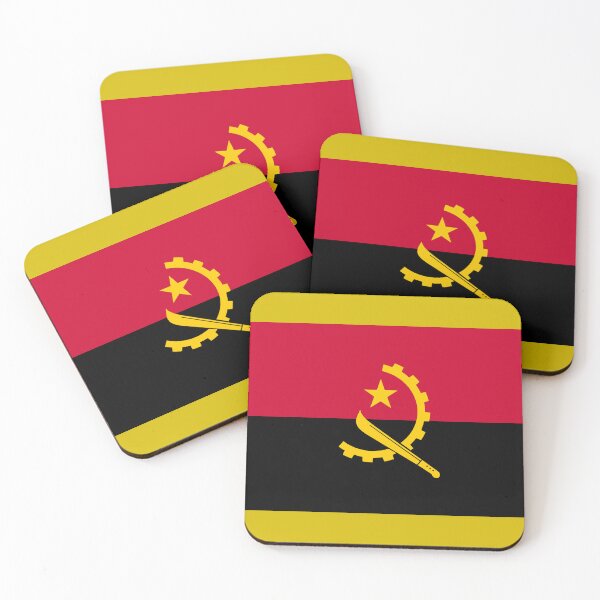 Item preview, Angola Flag – Rising Gear of Strength Design designed and sold by Dany05117671.