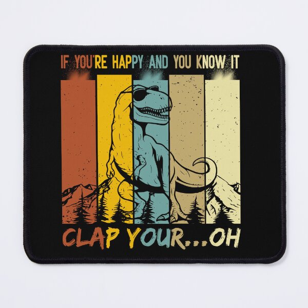 Item preview, Cool T-Rex Clap Joke Retro T-Shirt designed and sold by LarryMBrown.