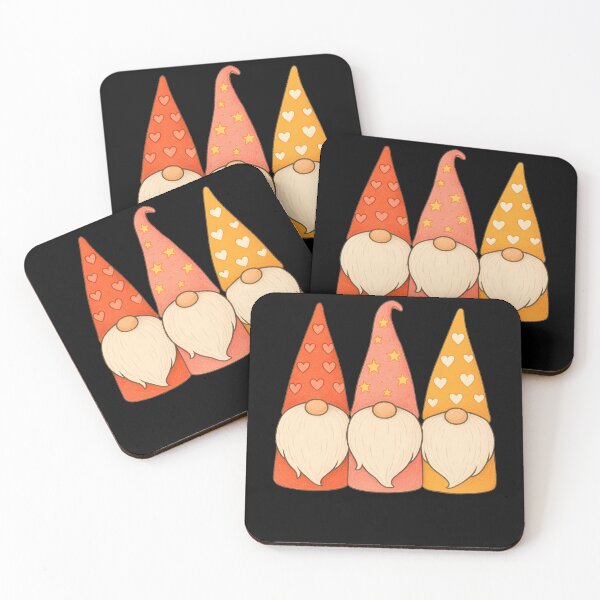 Item preview, Gnomes Hearts Stars Christmas Holiday Fun designed and sold by LuminOrb.
