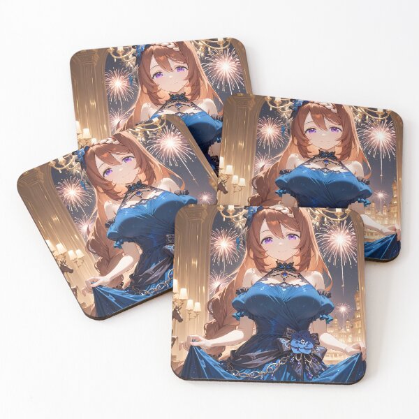 Item preview, Super Creek Uma Musume Pretty Derby Anime Girl Fireworks Celebration designed and sold by HumbertoValveno.