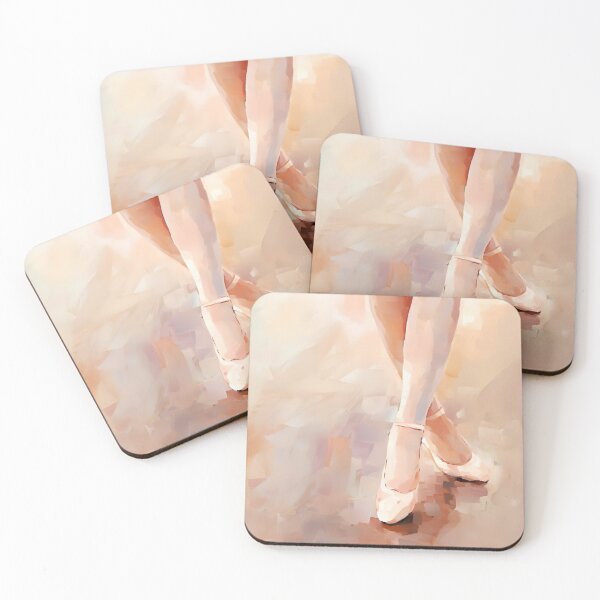 Item preview, Ballerina Slippers Painting, Ballet Art Print, Pink Ballet Oil Painting, Ballet Shoes Print, Pink Skirt Painting, Girls Room Wall Art designed and sold by SavageVision.