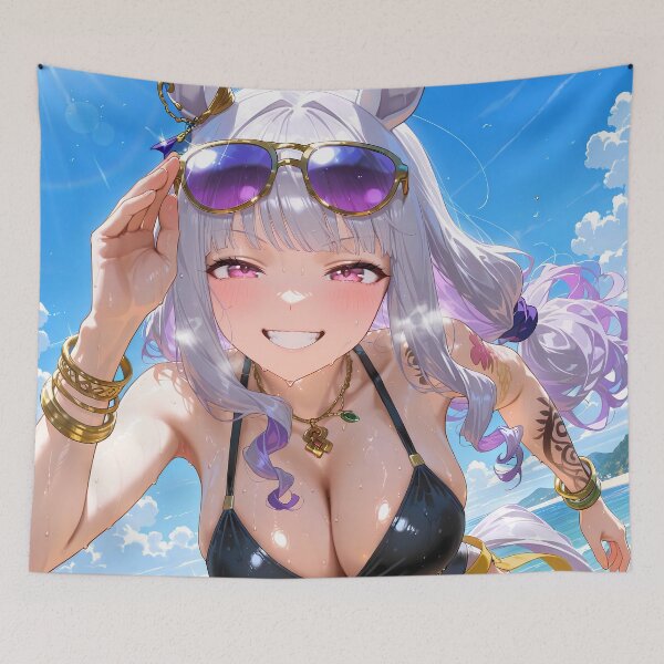 Item preview, Gold Ship Uma Musume Pretty Derby Anime Girl Waifu Vibrant Beach Kawaii designed and sold by HumbertoValveno.