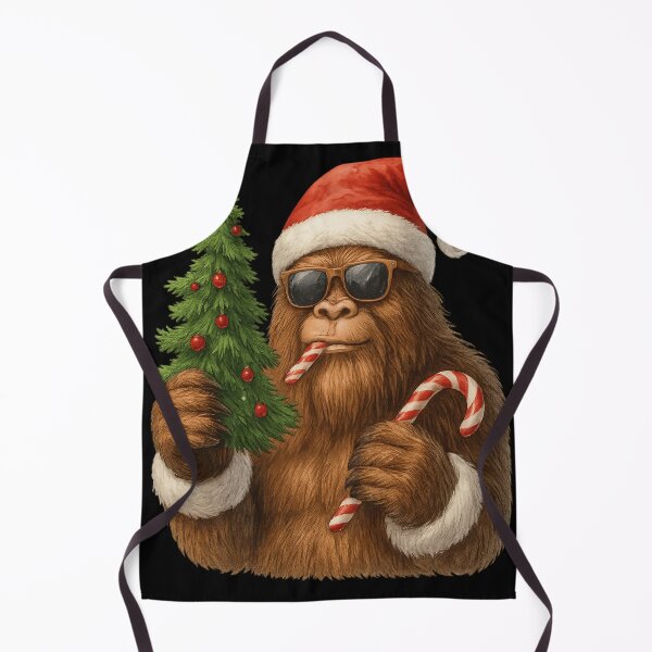 Item preview, Bigfoot Christmas Santa Hat Funny Sasquatch Sunglasses Cool designed and sold by haitrieuic96.