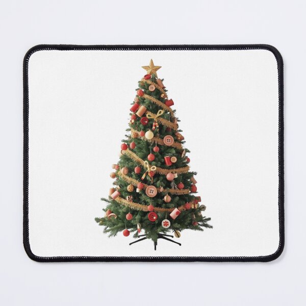 Item preview, Sewing Christmas tree with buttons, ribbons and creative threads designed and sold by StormArte.