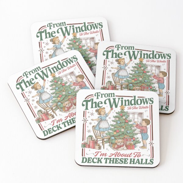 Item preview, From The Windows To The Walls Deck These Halls Christmas designed and sold by colornatics.