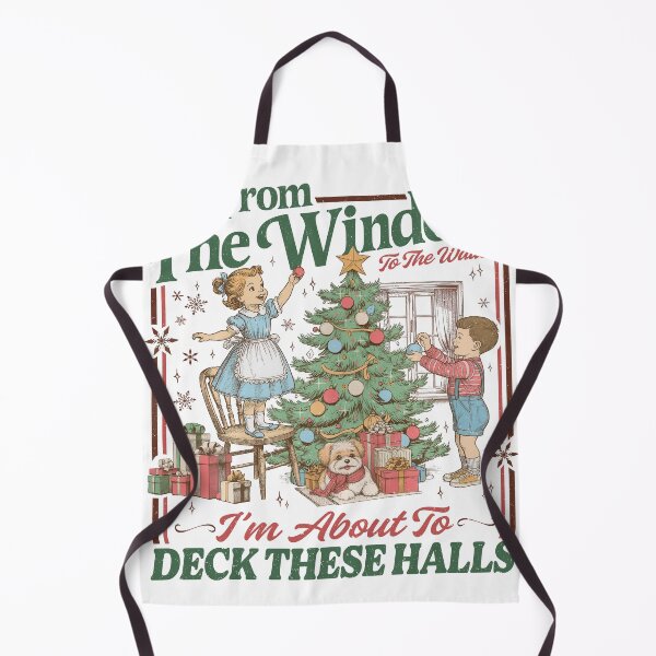 Item preview, From The Windows To The Walls Deck These Halls Christmas designed and sold by colornatics.