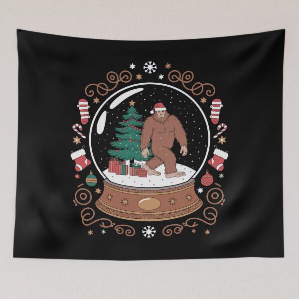 Item preview, Classic Christmas Christmas Bigfoot Vintage Lights Holiday Festive Retro Tree designed and sold by FrankyTepper.