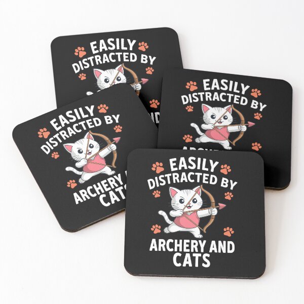Item preview, Cute Archery Cat Lover T-Shirt designed and sold by LarryMBrown.