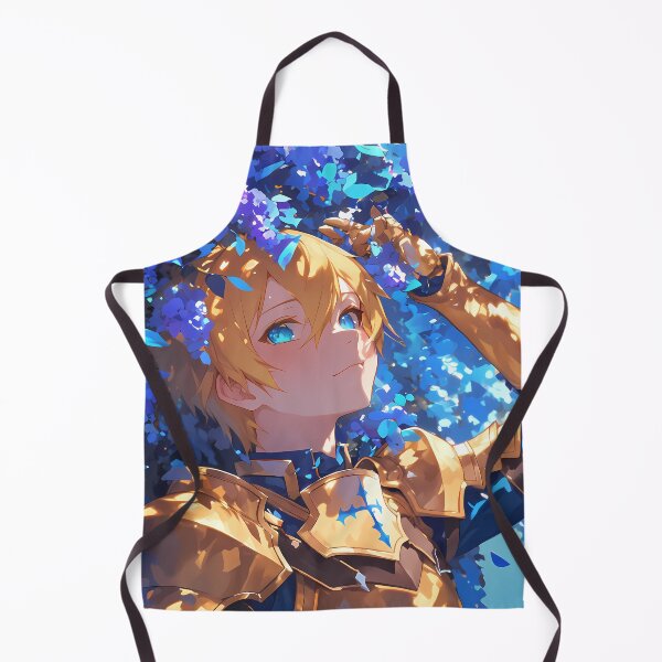 Artikelvorschau, Eugeo Sword Art Online Anime Goldene Rüstung Blätter entworfen und verkauft von HumbertoValveno.
