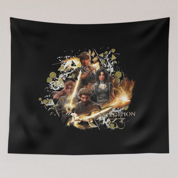 Item preview, All Characters Clair Obscur Design with Logo Black Edition designed and sold by AngeliaLucis.